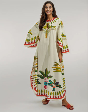 00959 Hawai Printed Style Kaftan