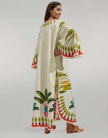 00959 Hawai Printed Style Kaftan