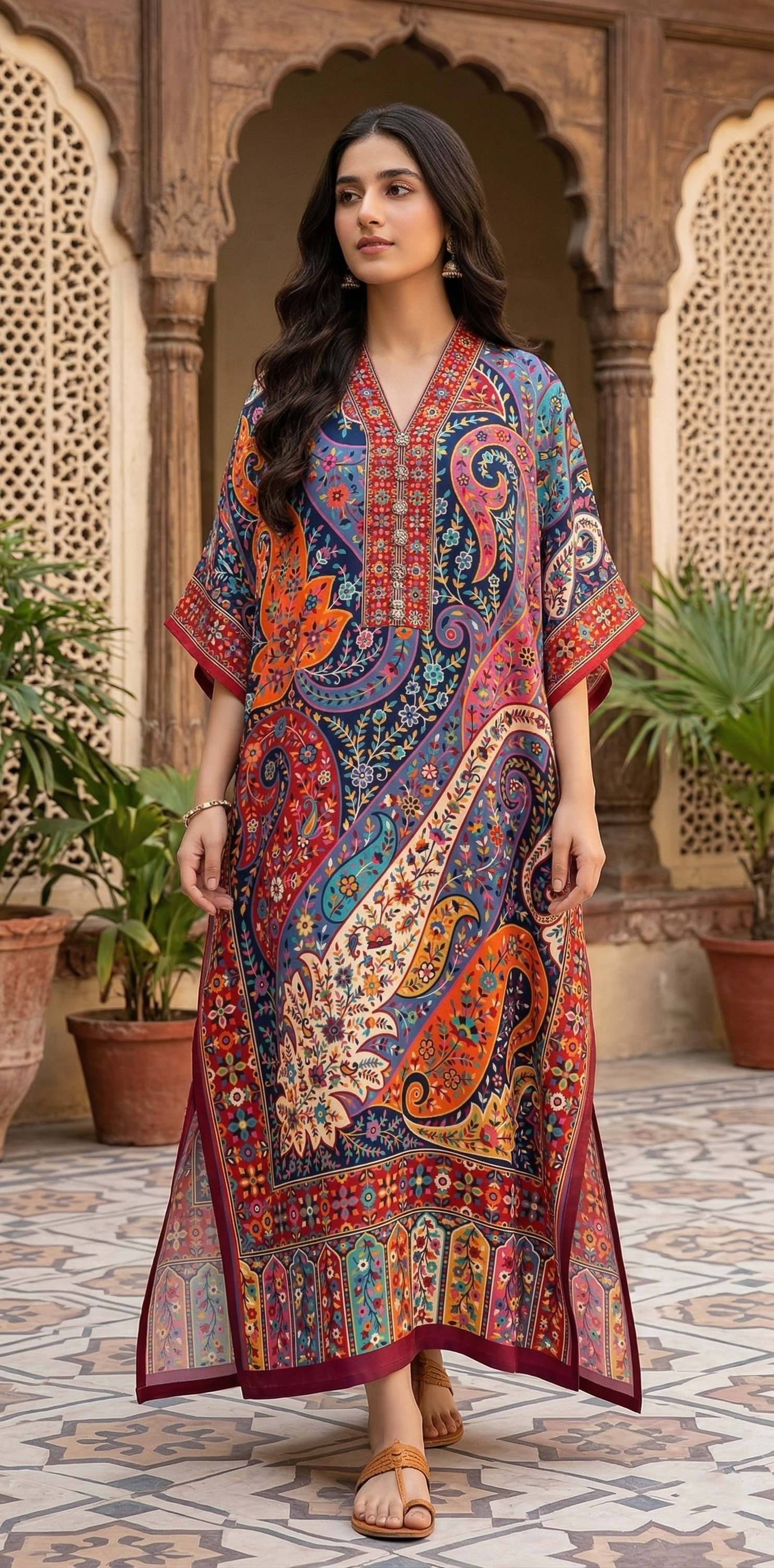 506 | Multi Color Kaftan