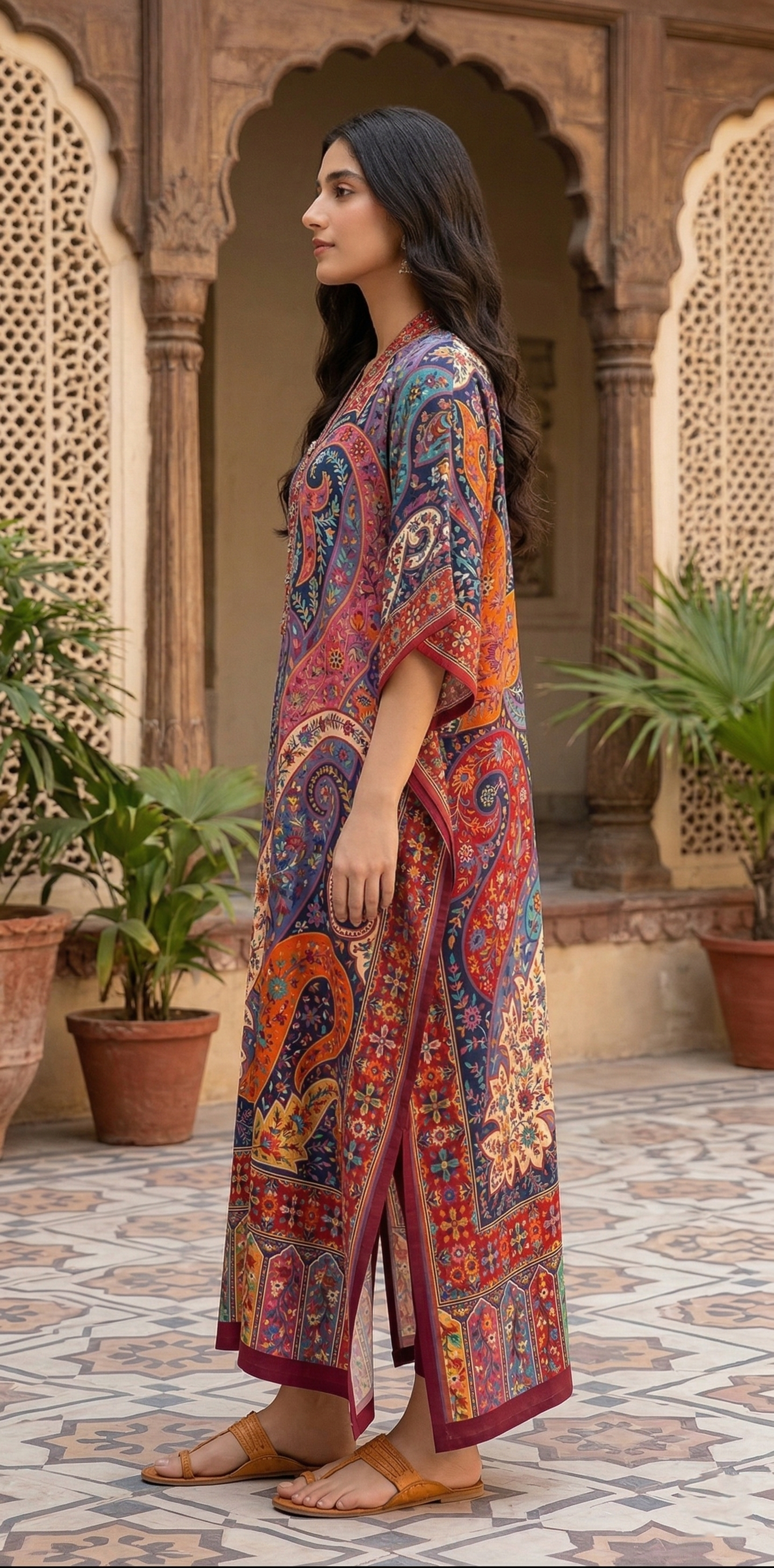 506 | Multi Color Kaftan