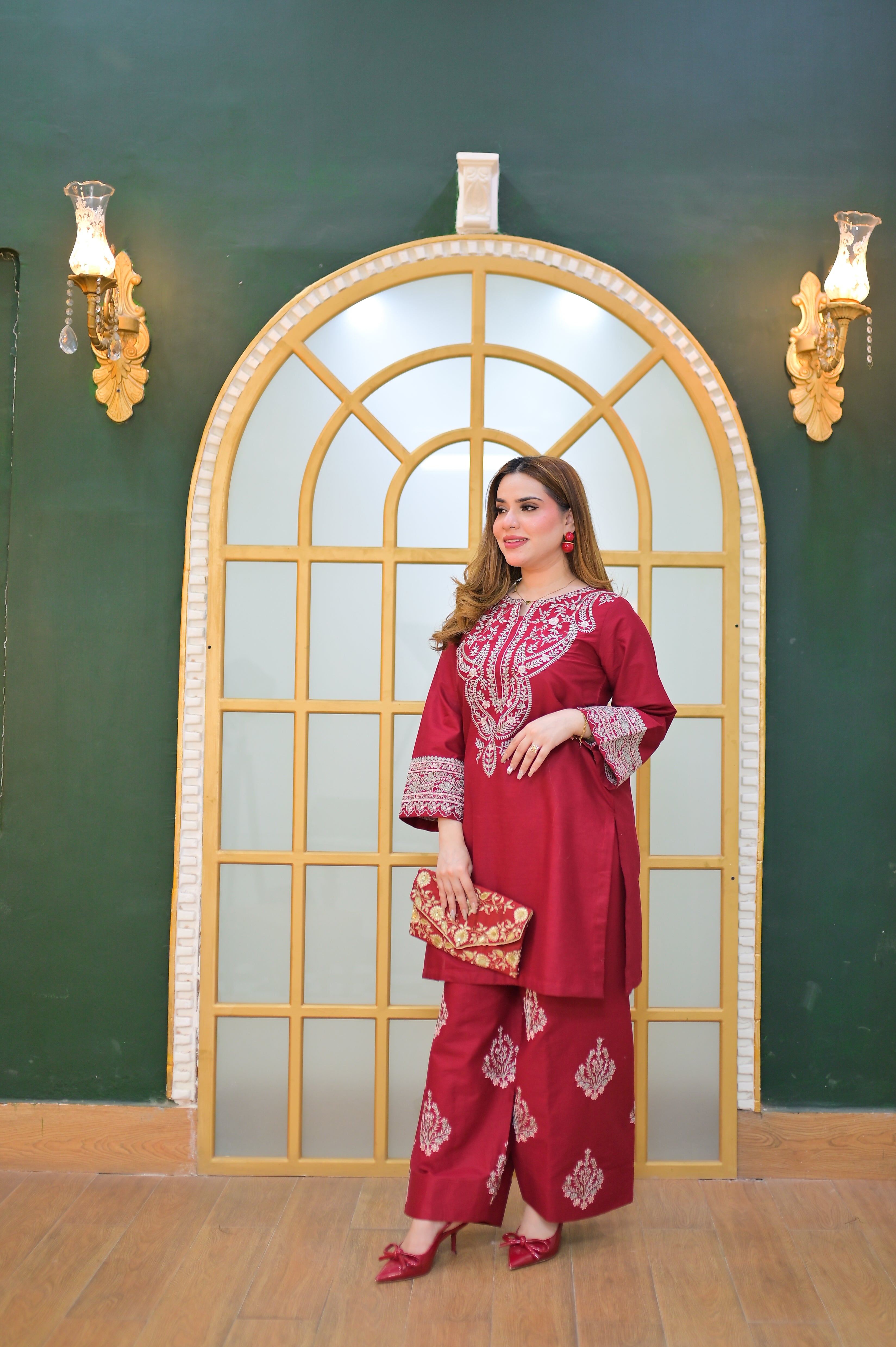 Elegant Embroidered Dress