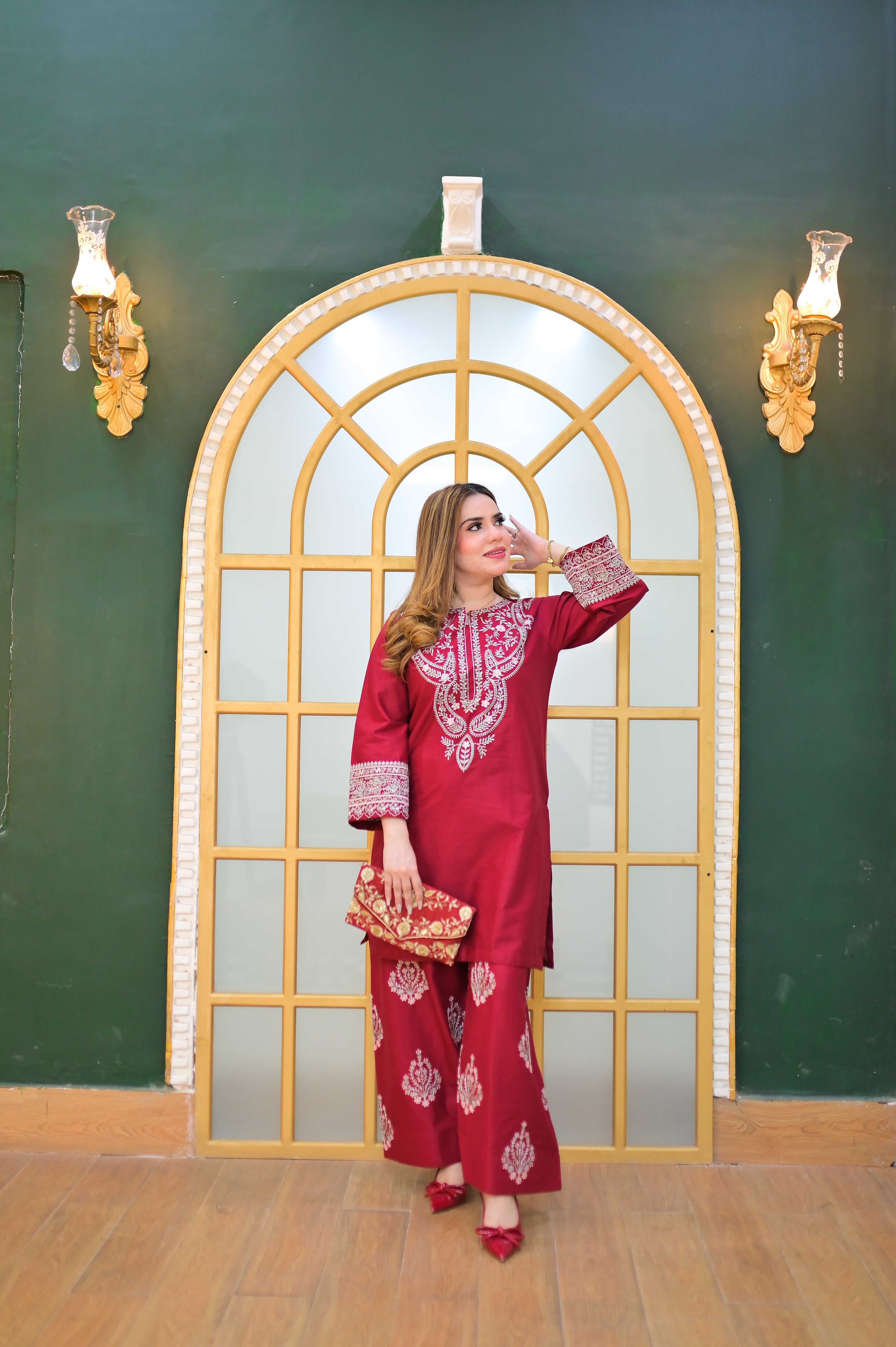 Elegant Embroidered Dress