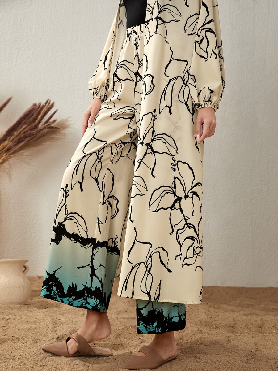121 | Floral Print Three-piece Set