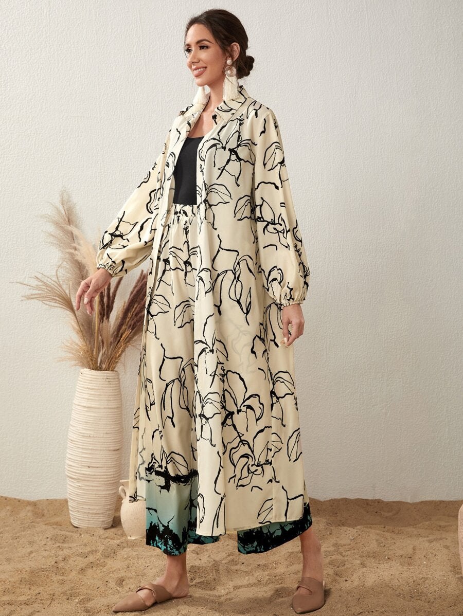 121 | Floral Print Three-piece Set