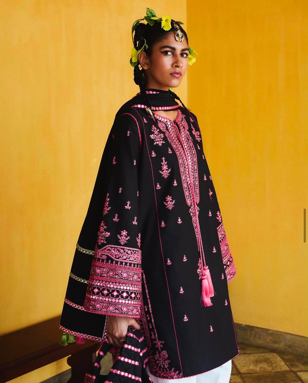 2 piece embroided ready to wear